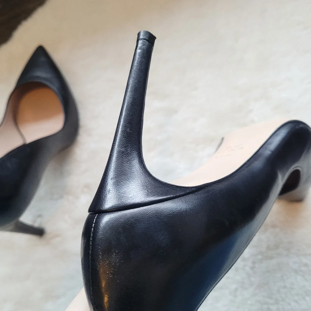 Stuart Weitzman Power 100 Stilettos In Black Size 9.5 - Picture 12 of 16